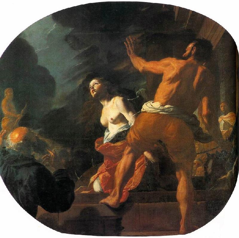 PRETI, Mattia Beheading of St. Catherine ag oil painting image